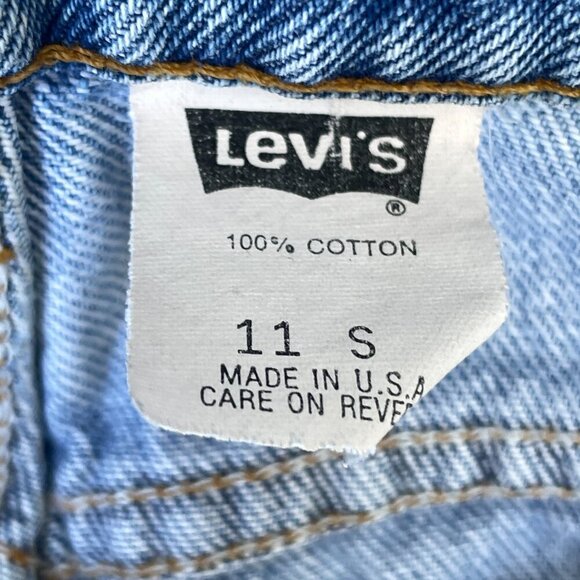 Vtg Levis 13525-0291 Jeans Women's 11 S USA Grunge 80s 90s Retro Biker Punk Mom - Picture 8 of 8